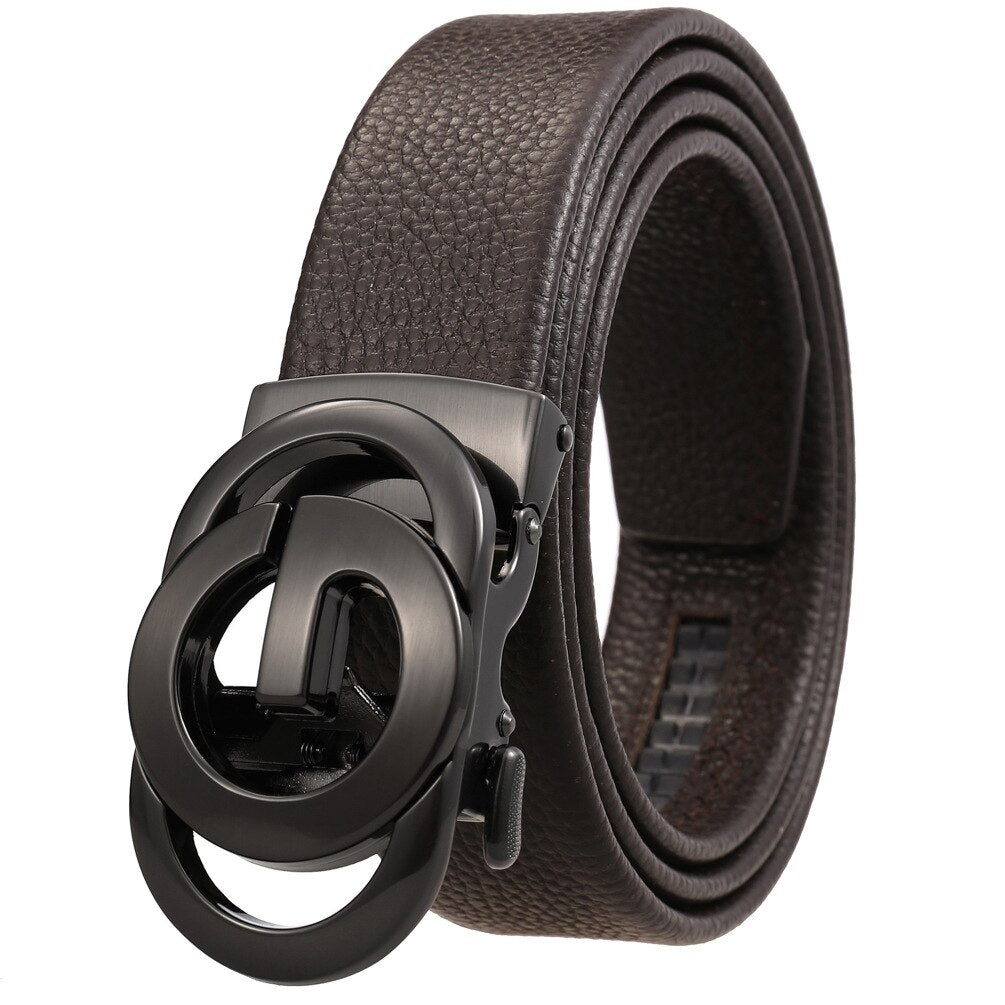 TOPG Leather Business Belt