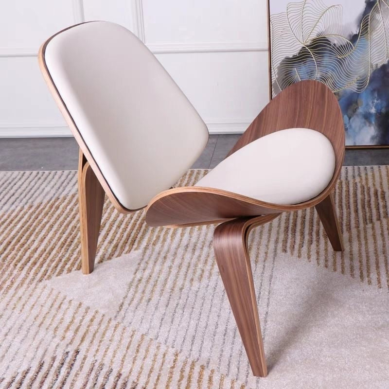 Hans Wegner Style Three-Legged Shell Chair