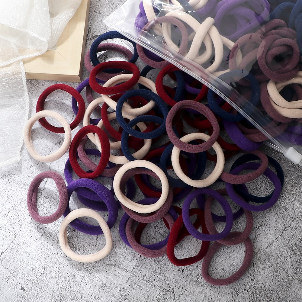 50 Piece Elastic Hair Bands