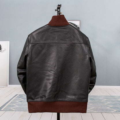 Cowhide Bomber Jacket