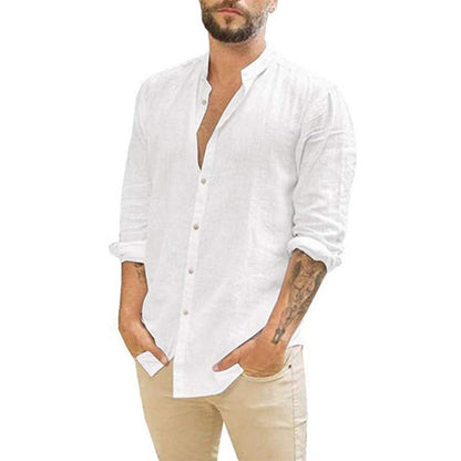 RS No Neck Linen Shirt