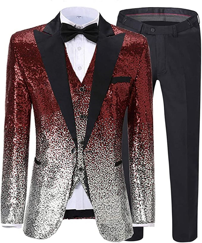 Shiny Sequin Suit