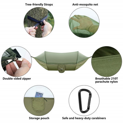 Pop-up Hammock with Mosquito Net
