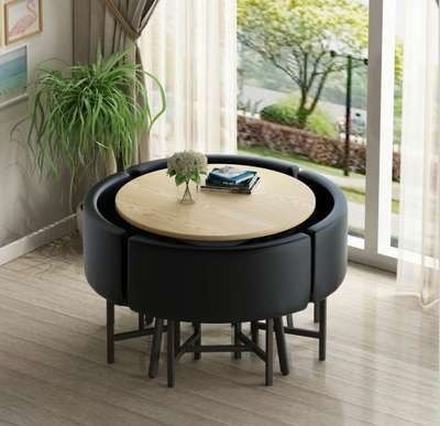 Modern Round Dining Table Set