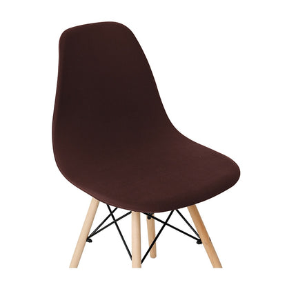 Solid Color Shell Chair Cover