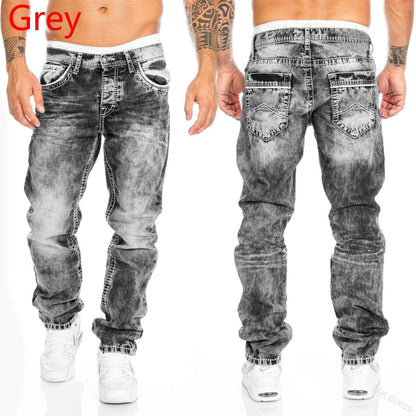 Vintage Wash Baggy Jeans