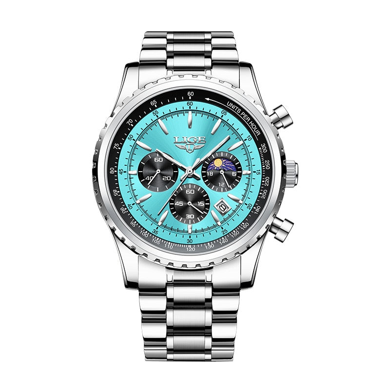 2023 LIGE Quartz Lumious Watch
