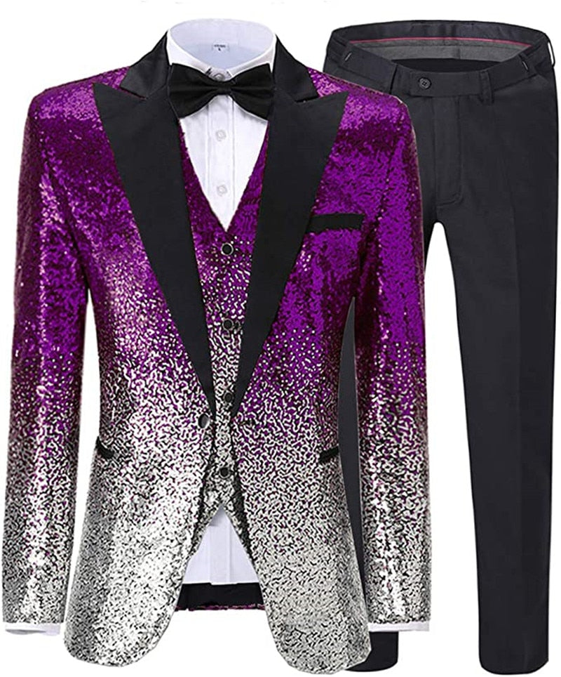 Shiny Sequin Suit