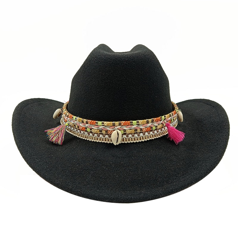 Ethnic Style Cowboy Hat