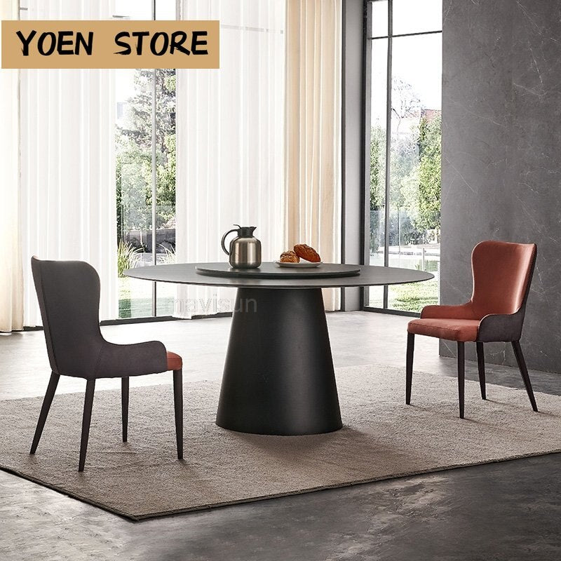 Modern Round Dining Table & Chairs