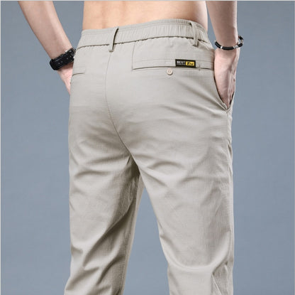 Casual Ice Silk Trousers