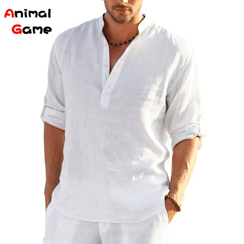 RS Animal Game Linen Shirt