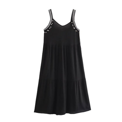 Wide Shoulder Dress