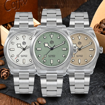 San Martin 38mm Vintage Dial Watch