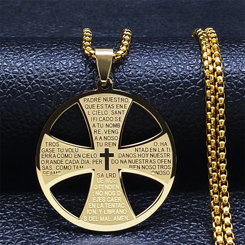 Bible Cross Necklace