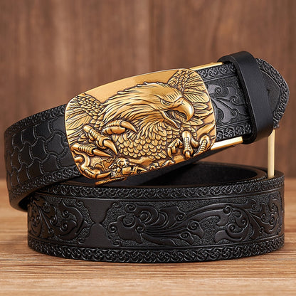 3.5CM Eagle Leather Belt