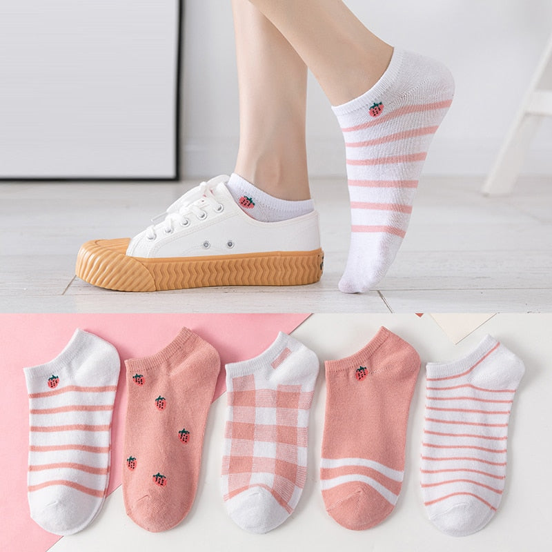 5 Pairs Cartoon Socks