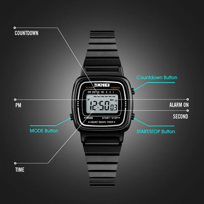 SKMEI Luxury Stainless Steel Watch