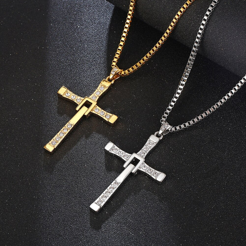 Fast and the Furious Cross Necklace