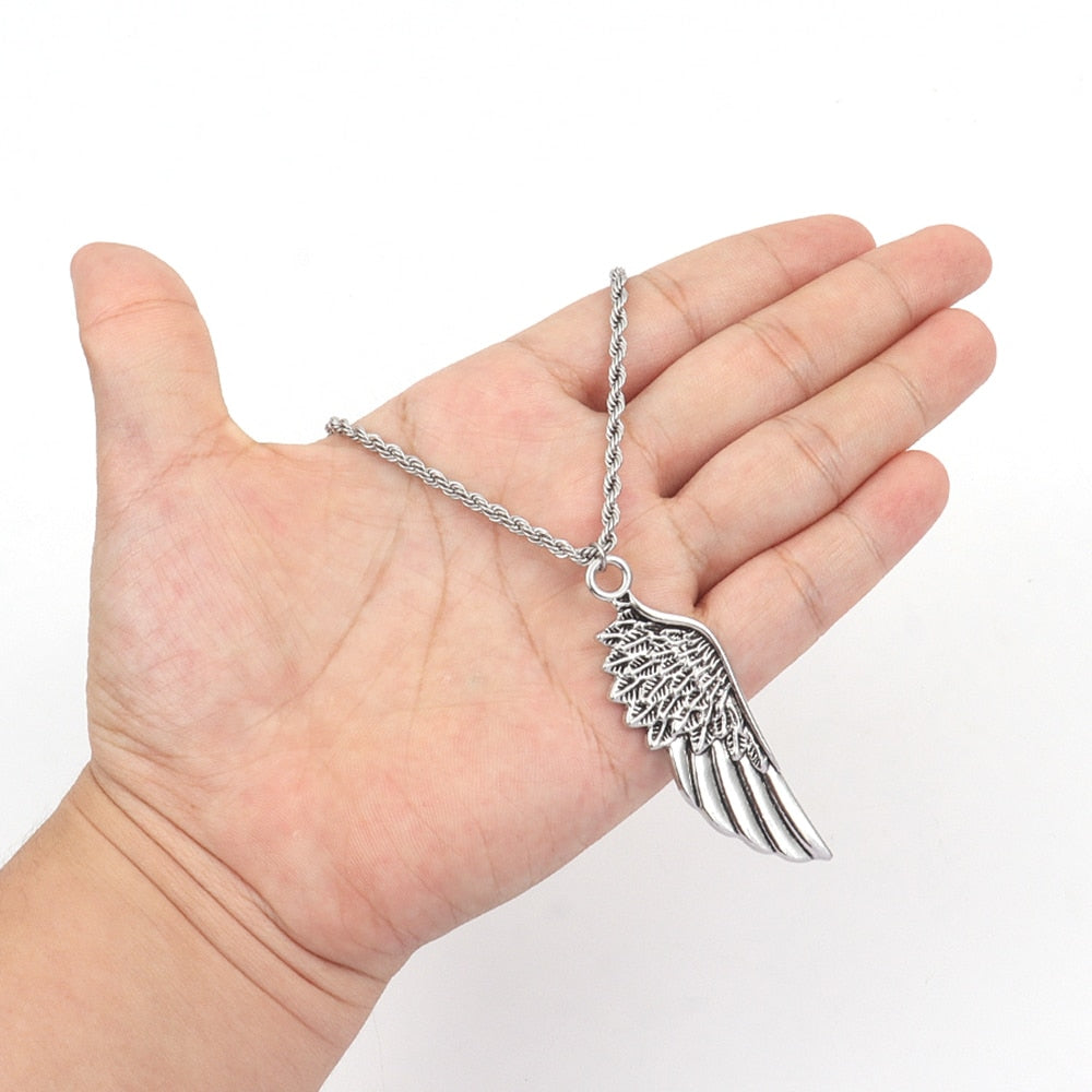 Angel Wing Pendant Necklace