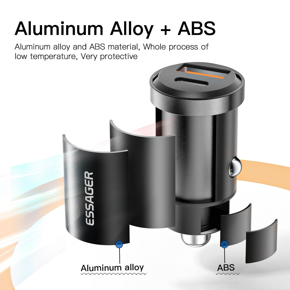 Essager 30W USB Car Charger