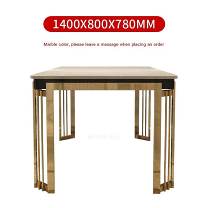 Nordic Luxury Marble Dining Table