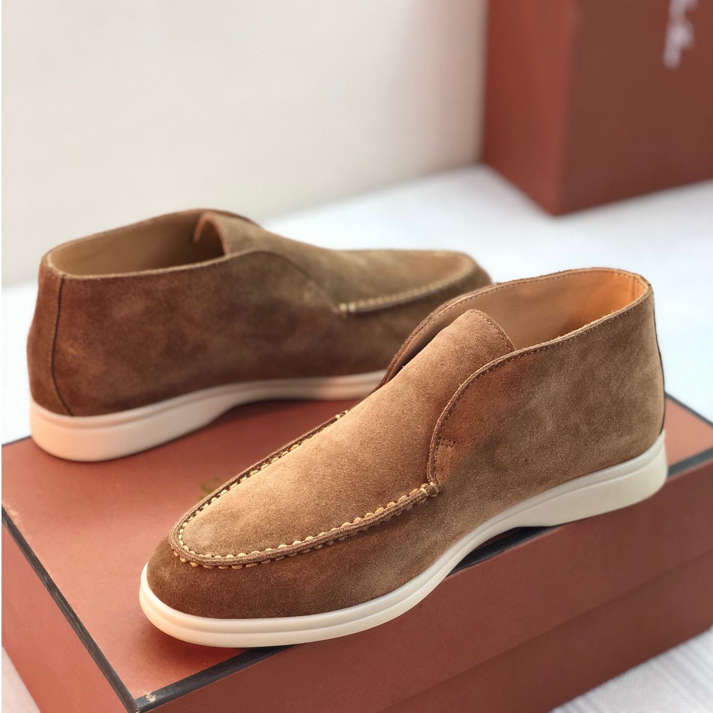 Loro Piana Cow Hide Loafers
