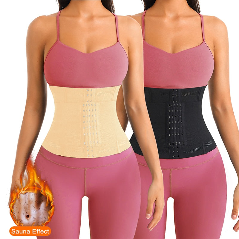 MISTHIN Double Belt Waist Cincher