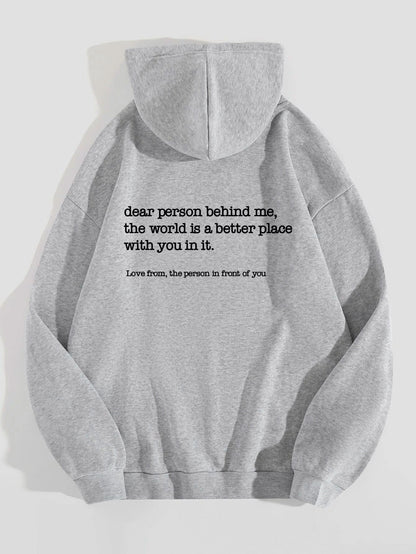 Dear Person Behind Me Hoodie