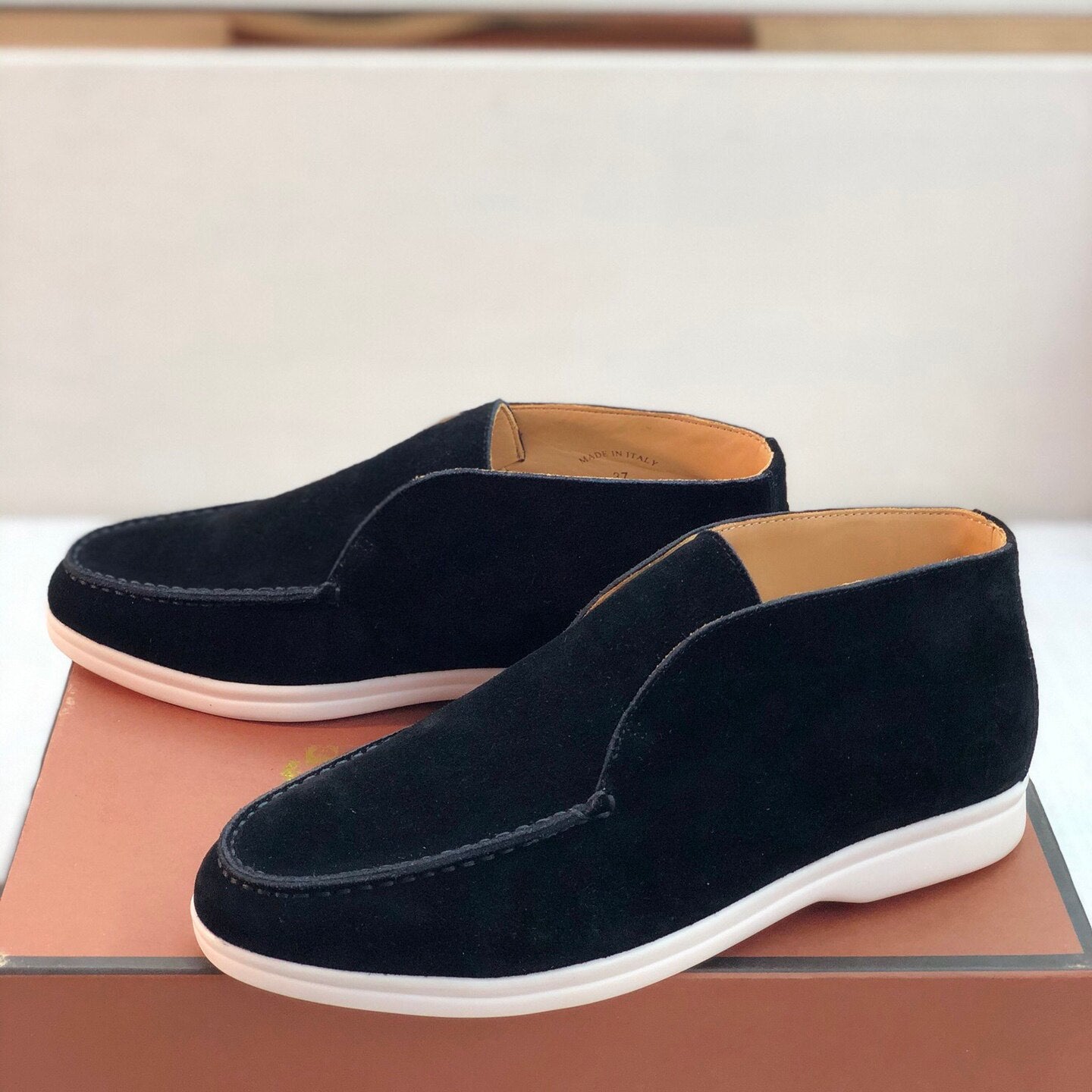 Loro Piana Cow Hide Loafers