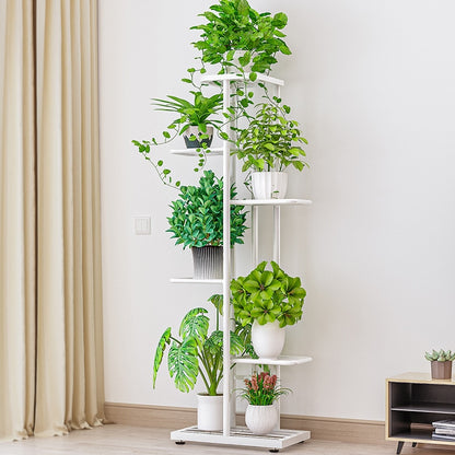 Iron Shelved 8 Tier Plant Stand