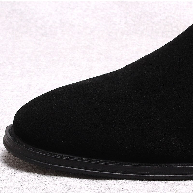 Suede Leather Ankle Boots