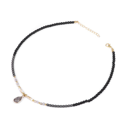Lava Stone Bead Necklace