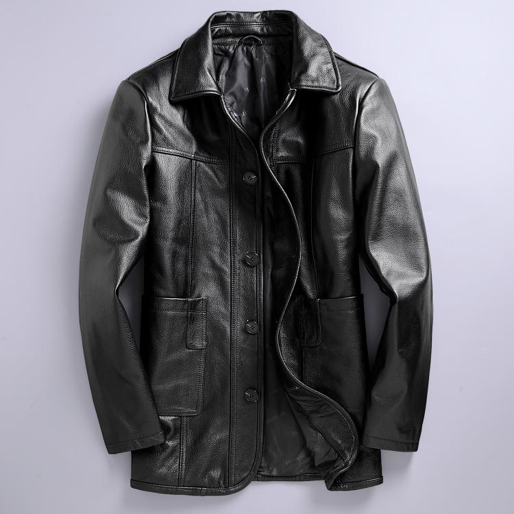 Winter Leather Coat