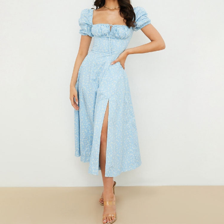 Enchanting Floral A-Line Dress