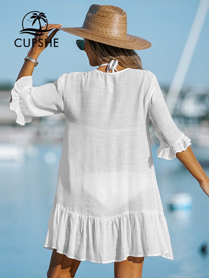 Button-Front Coverup