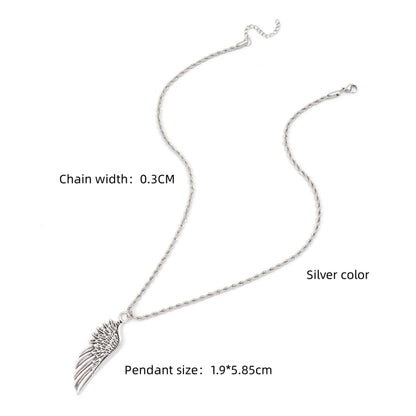 Angel Wing Pendant Necklace