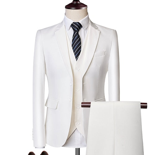 Three-Piece Slim Fit Suit