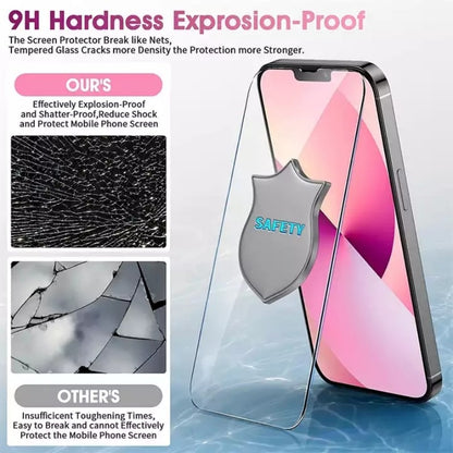 5 Pieces Tempered Glass for iPhone
