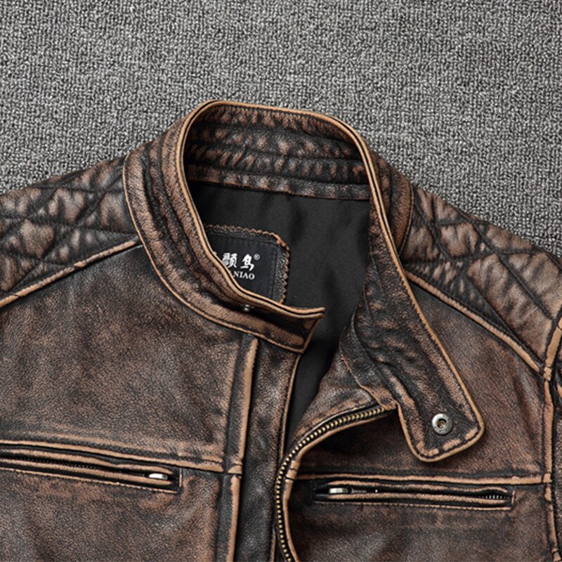 Cowhide Leather Jacket