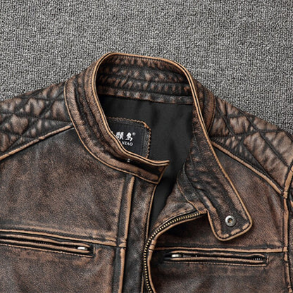 Cowhide Leather Jacket