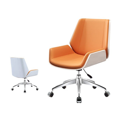 Mid-Back Bentwood Office Chair