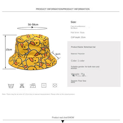Yellow Duck Bucket Hat