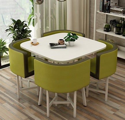 Modern Round Dining Table Set