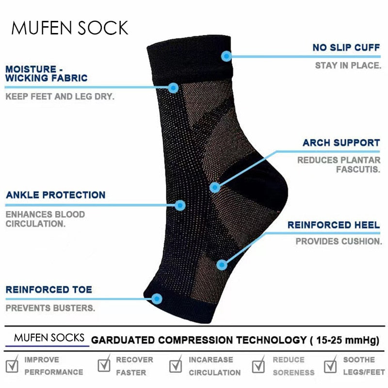 3 Pairs Women Compression Socks