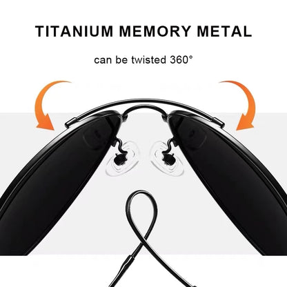 CLLOIO Titanium Alloy Sunglasses