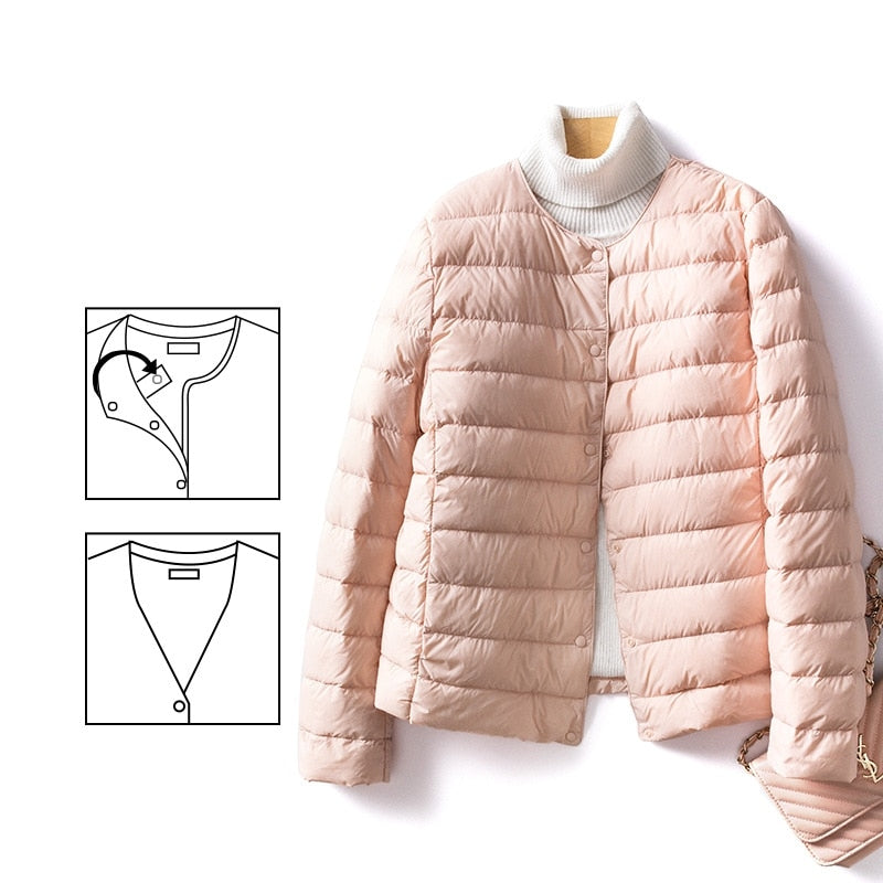 Duck Down O-Neck Jacket