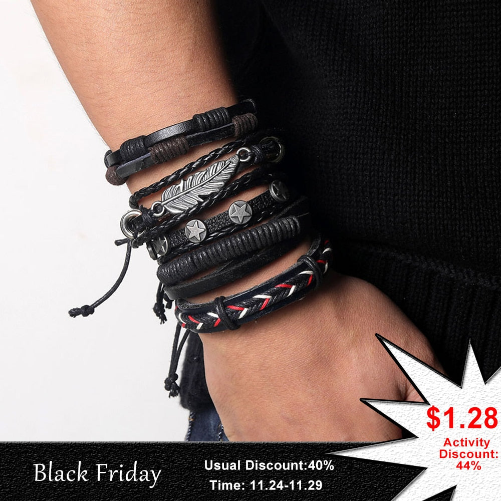IFMIA Vintage Leather Bracelet