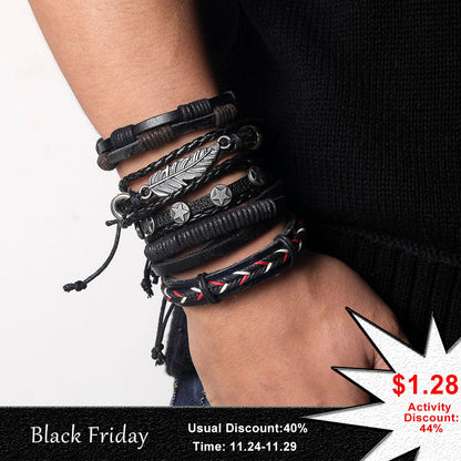 IFMIA Vintage Leather Bracelet