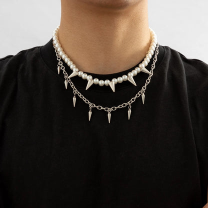 Layered Stainless Steel Choker